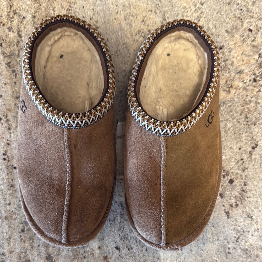 UGG Brown Suede Slippers